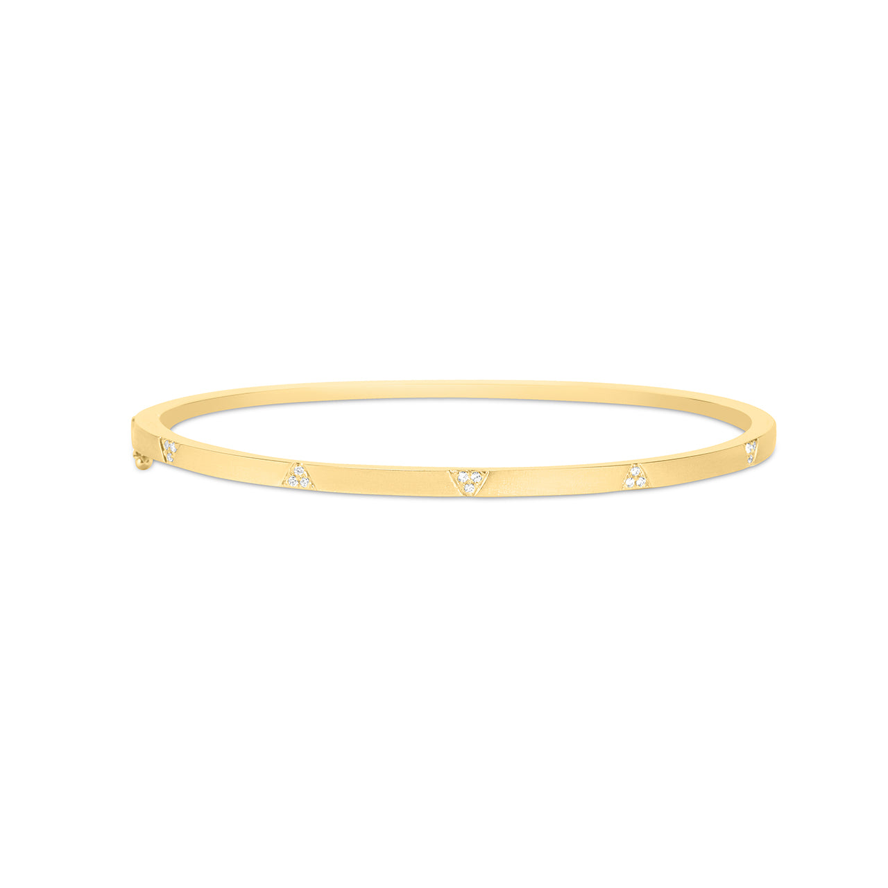 Diamond Triangles Bangle