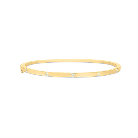 Diamond Triangles Bangle