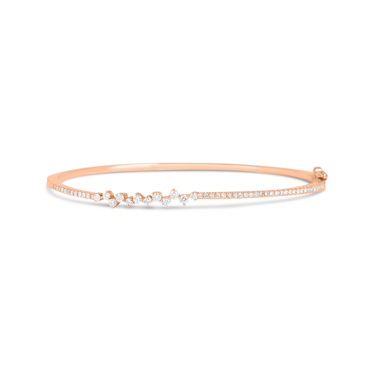 Diamond Cluster Bangle