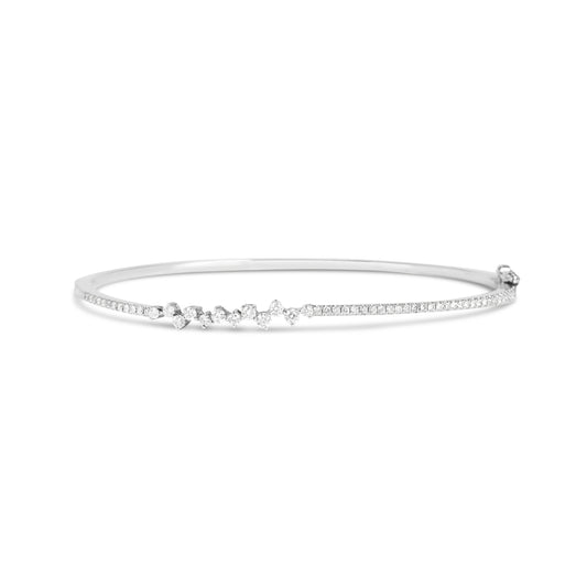 Diamond Cluster Bangle