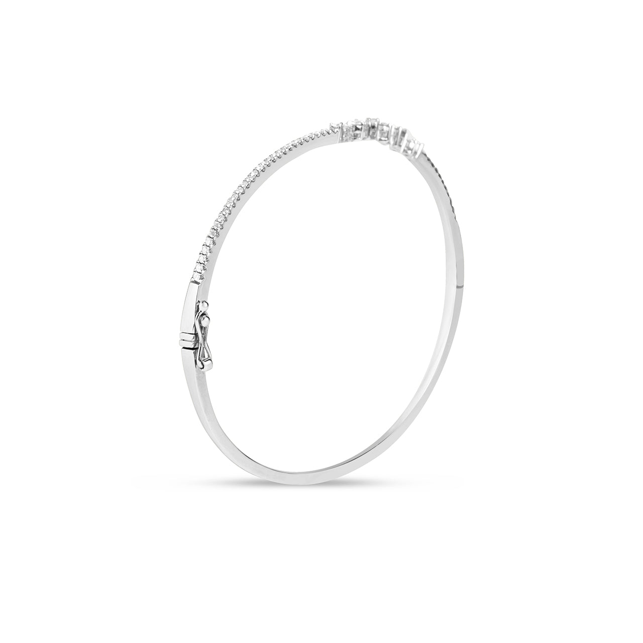 Diamond Cluster Bangle