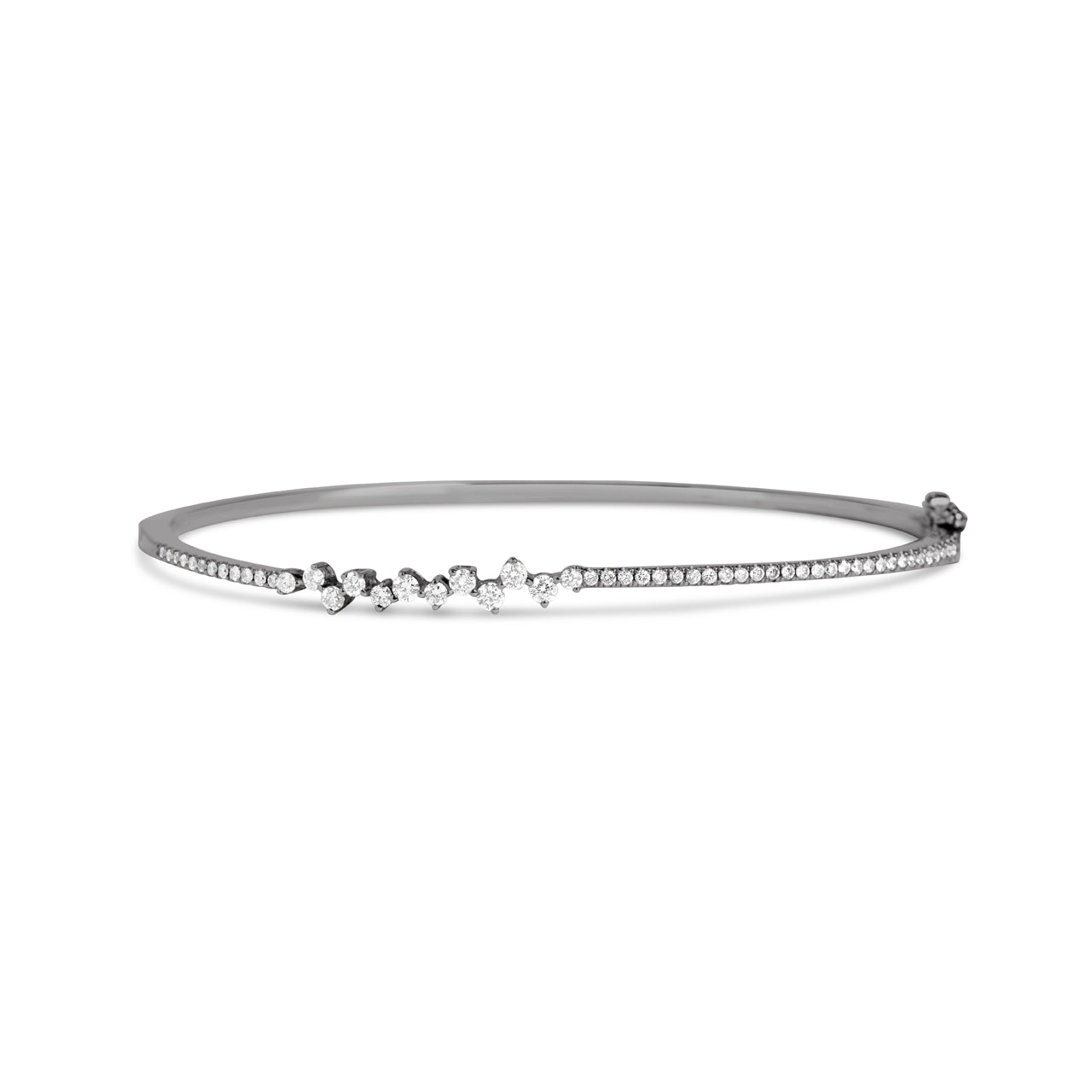 Diamond Cluster Bangle