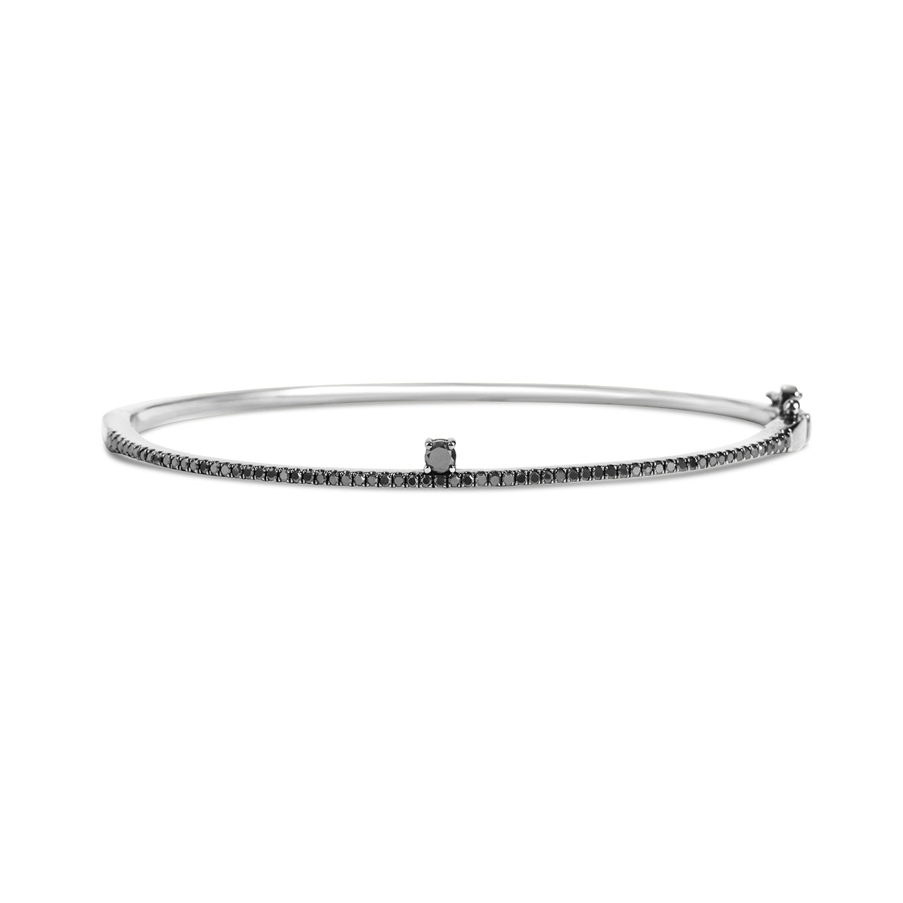 Black Diamond Dot Bangle