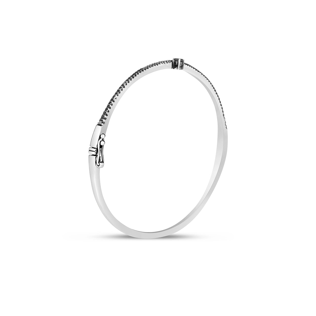 Black Diamond Dot Bangle