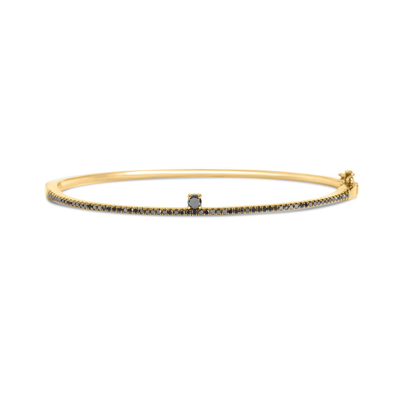 Black Diamond Dot Bangle