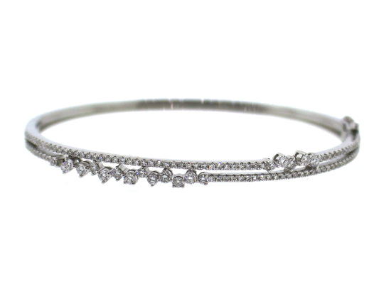 DIAMOND BANGLE, 14KW (N)