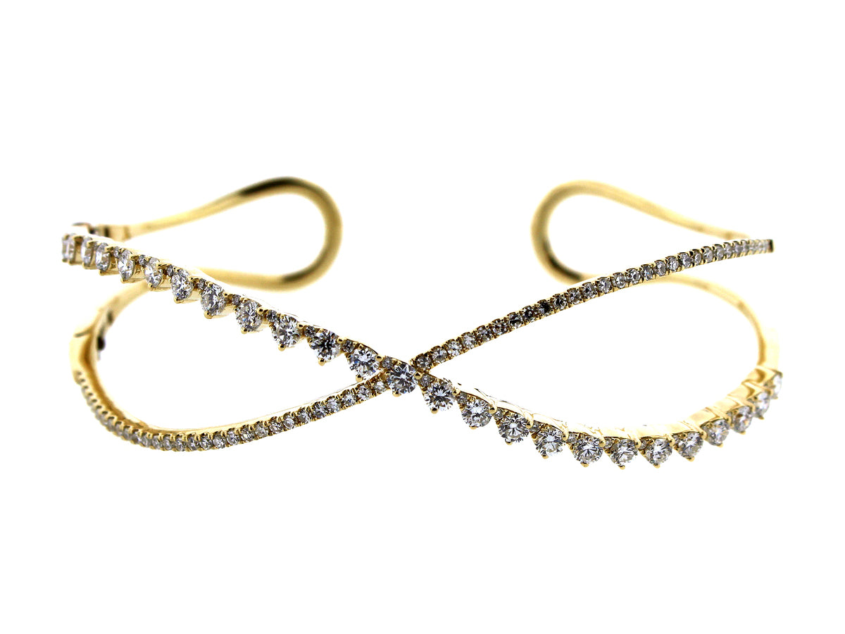 DIAMOND X BANGLE