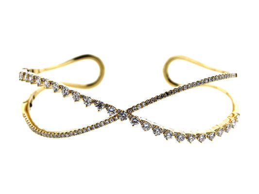 DIAMOND X BANGLE