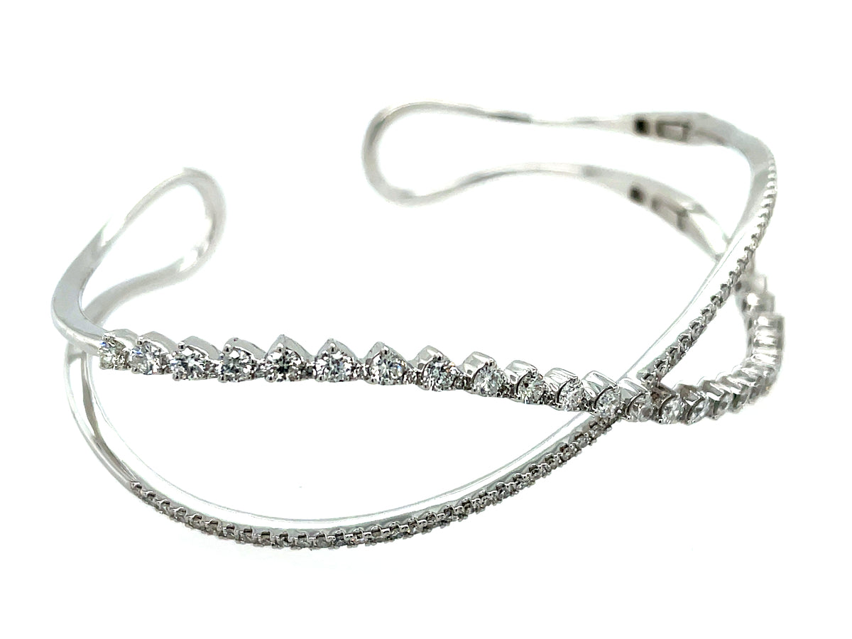 DIAMOND X BANGLE