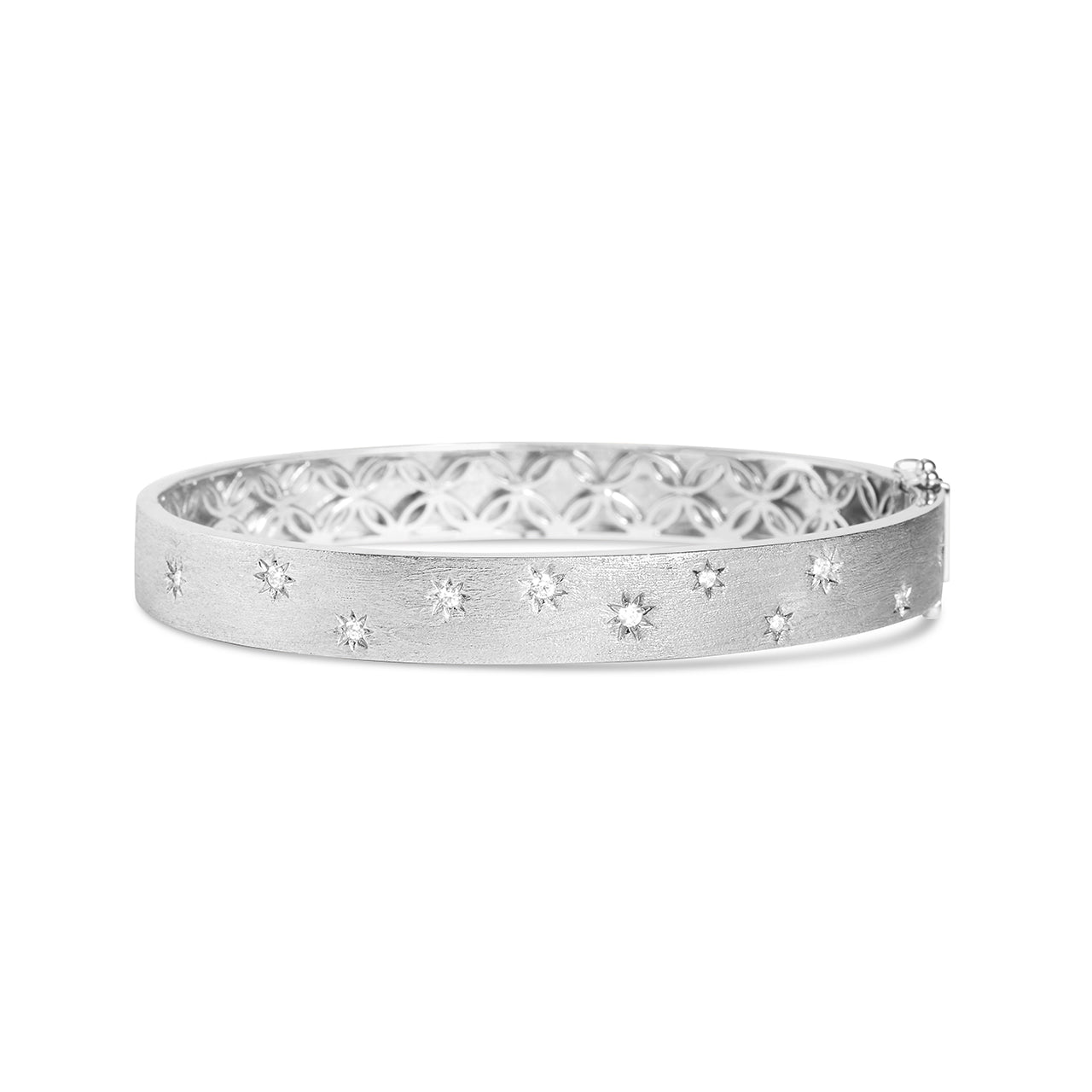 Diamond Scatter Star Set Bangle