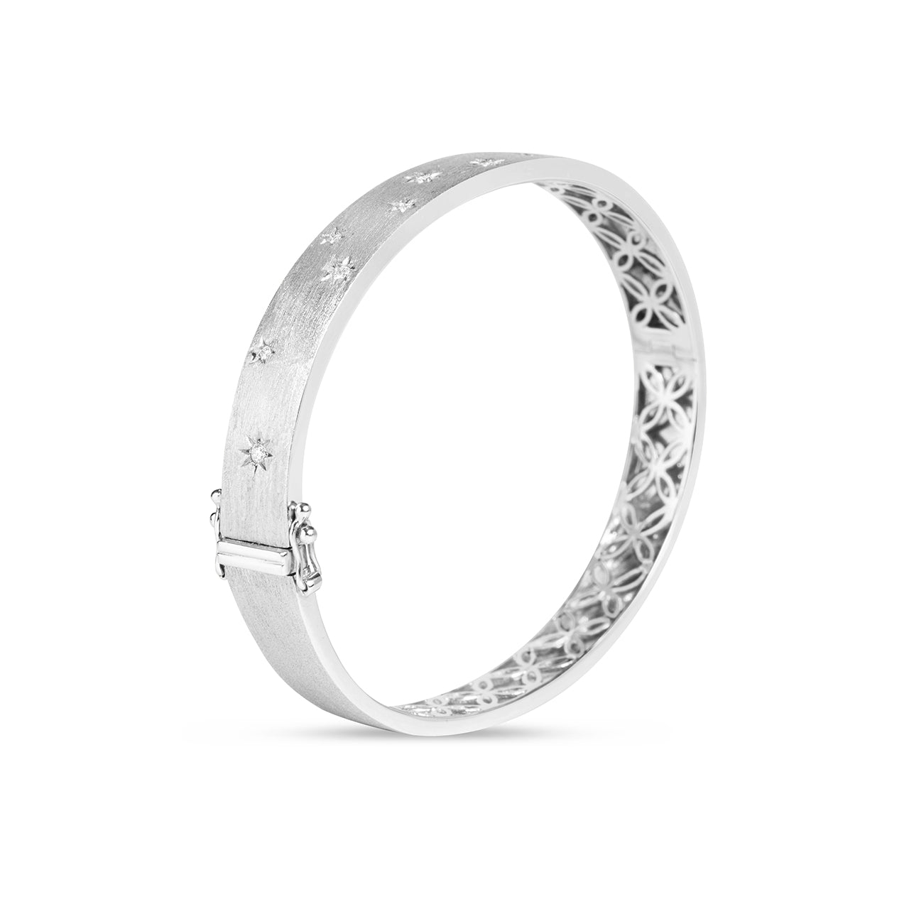 Diamond Scatter Star Set Bangle