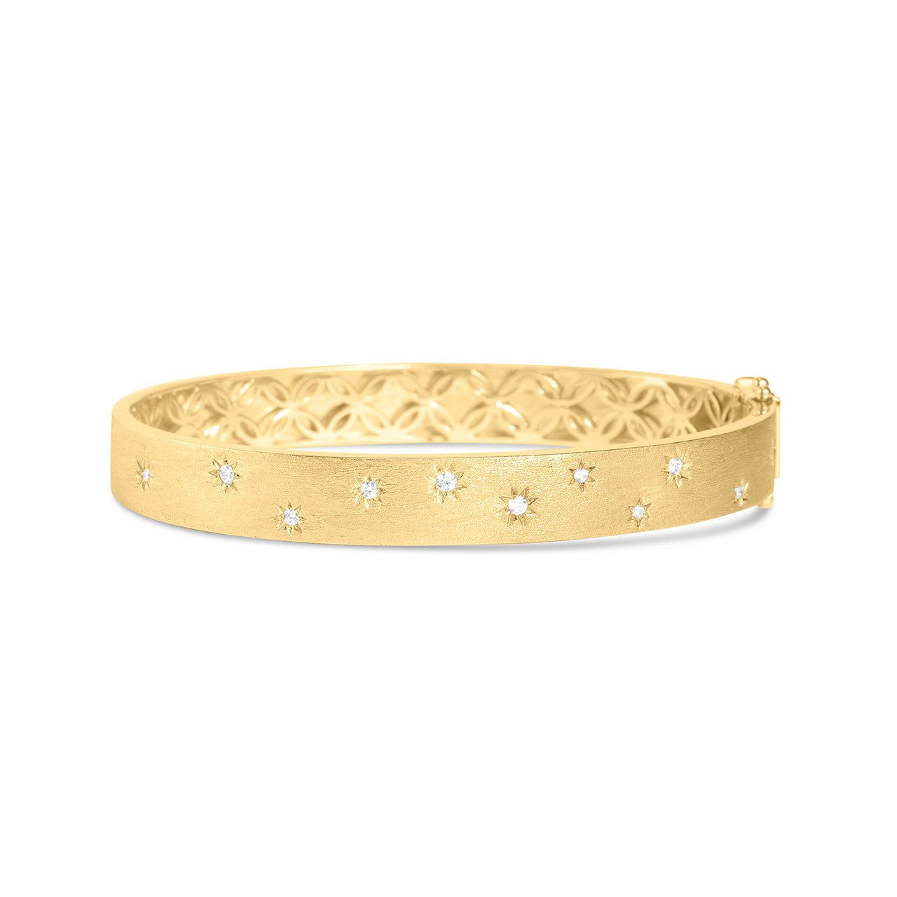 Diamond Scatter Star Set Bangle