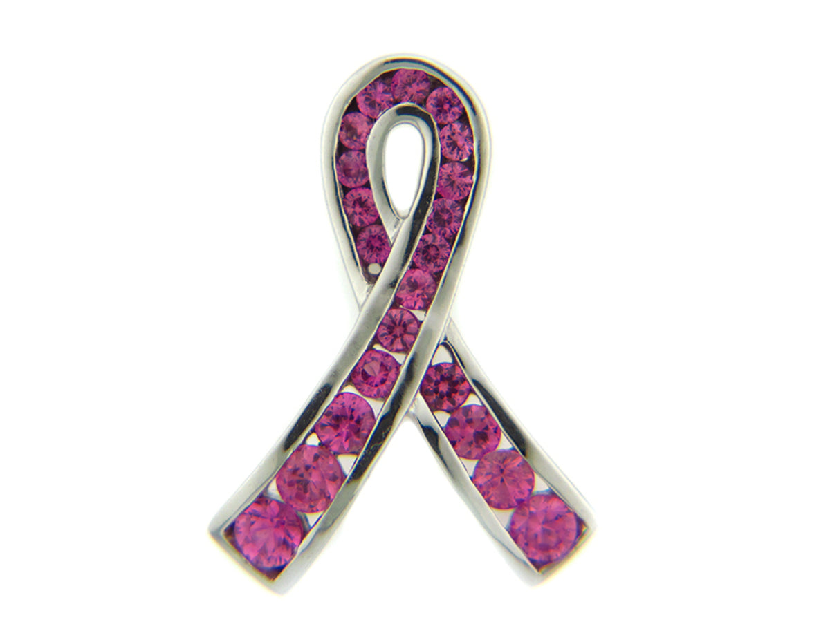 PINK SAPPHIRE BROACH