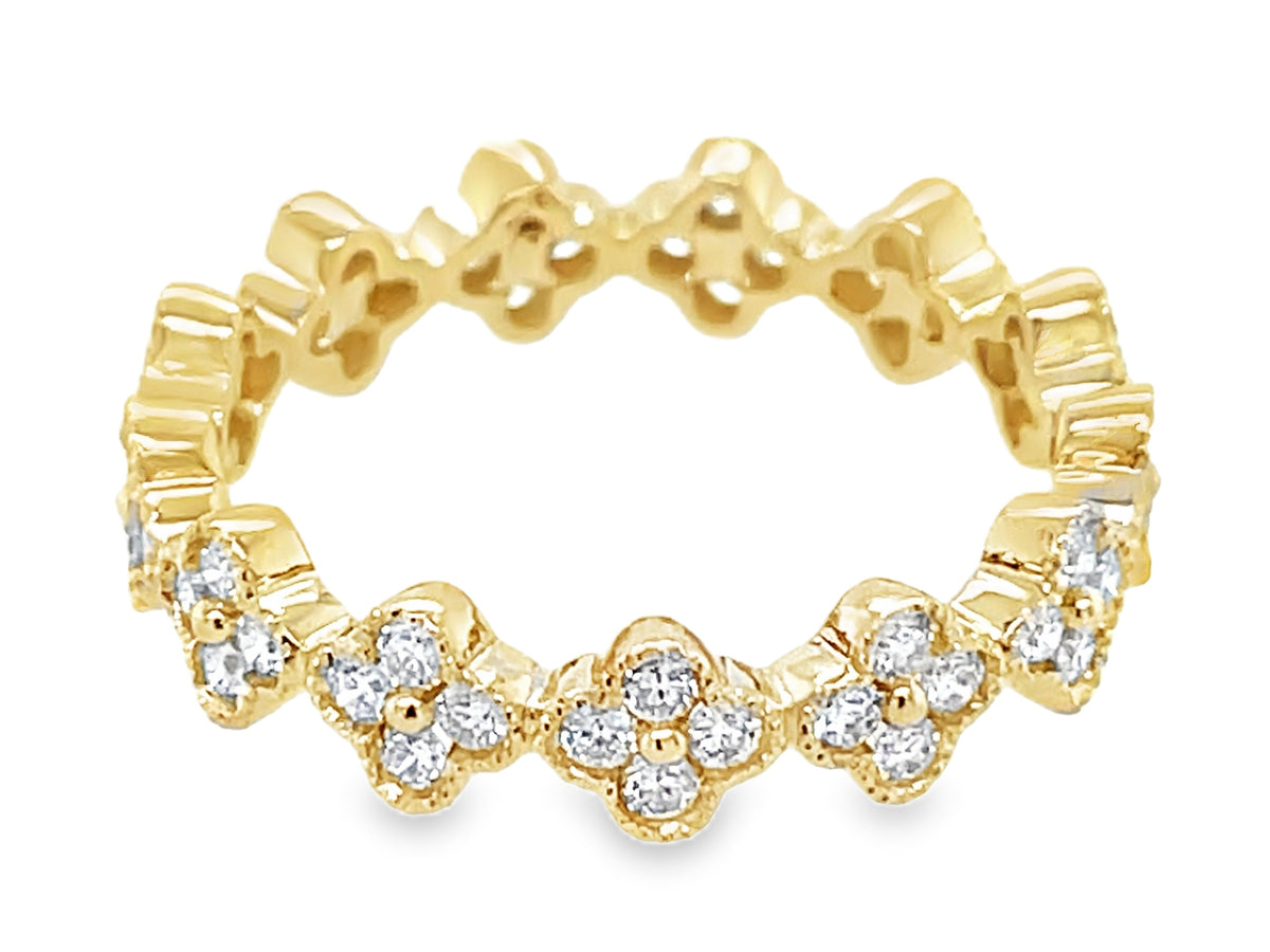 DIAMOND FLORETTE ETERNITY RING