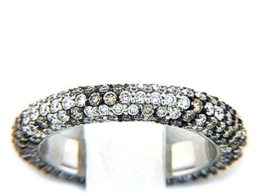 BROWN & WHITE DIAMOND RING