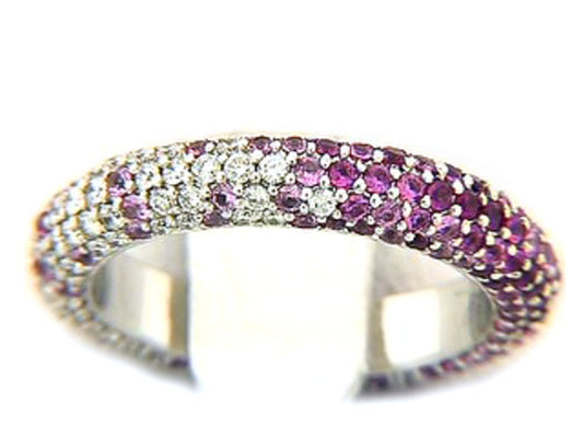 PINK SAPPHIRE & DIAMOND RING