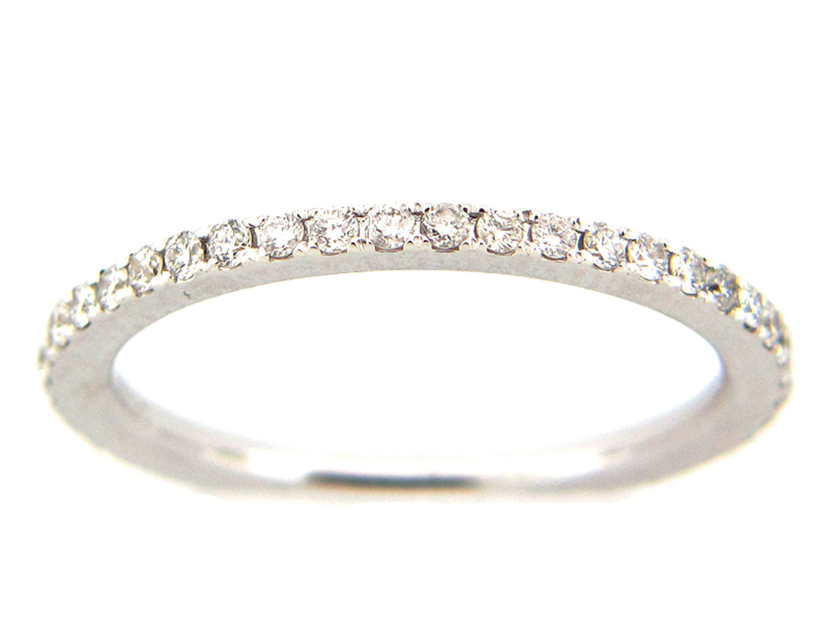 DIAMOND 1 ROW ETERNITY RING, 14KW (N)