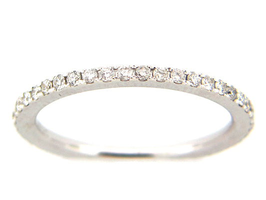 DIAMOND 1 ROW ETERNITY RING, 14KW (N)