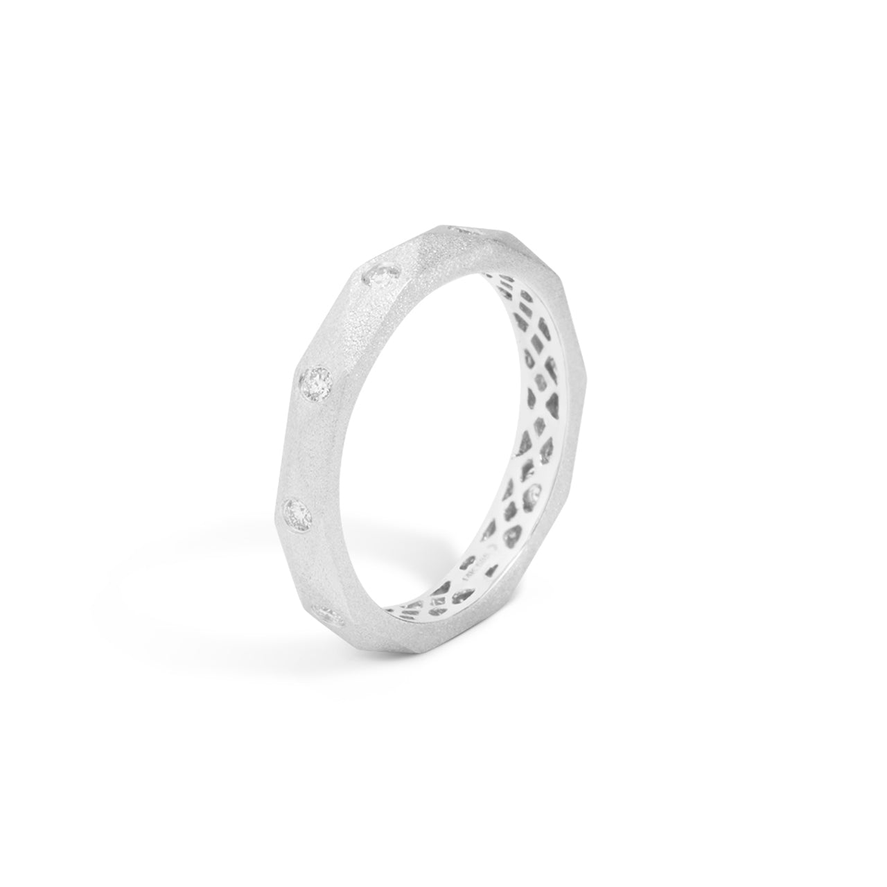 Diamond Geometric Eternity Band