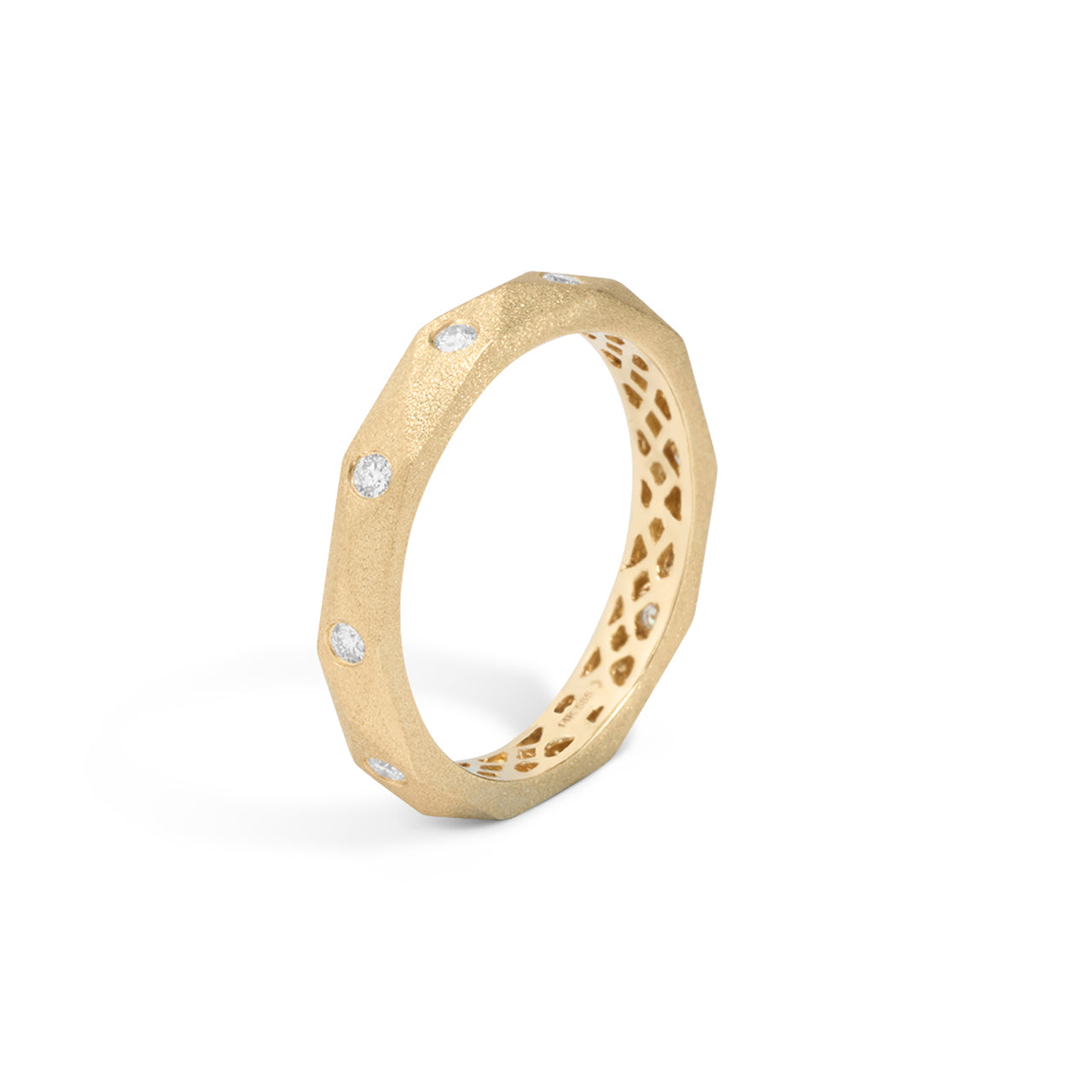 Diamond Geometric Eternity Band