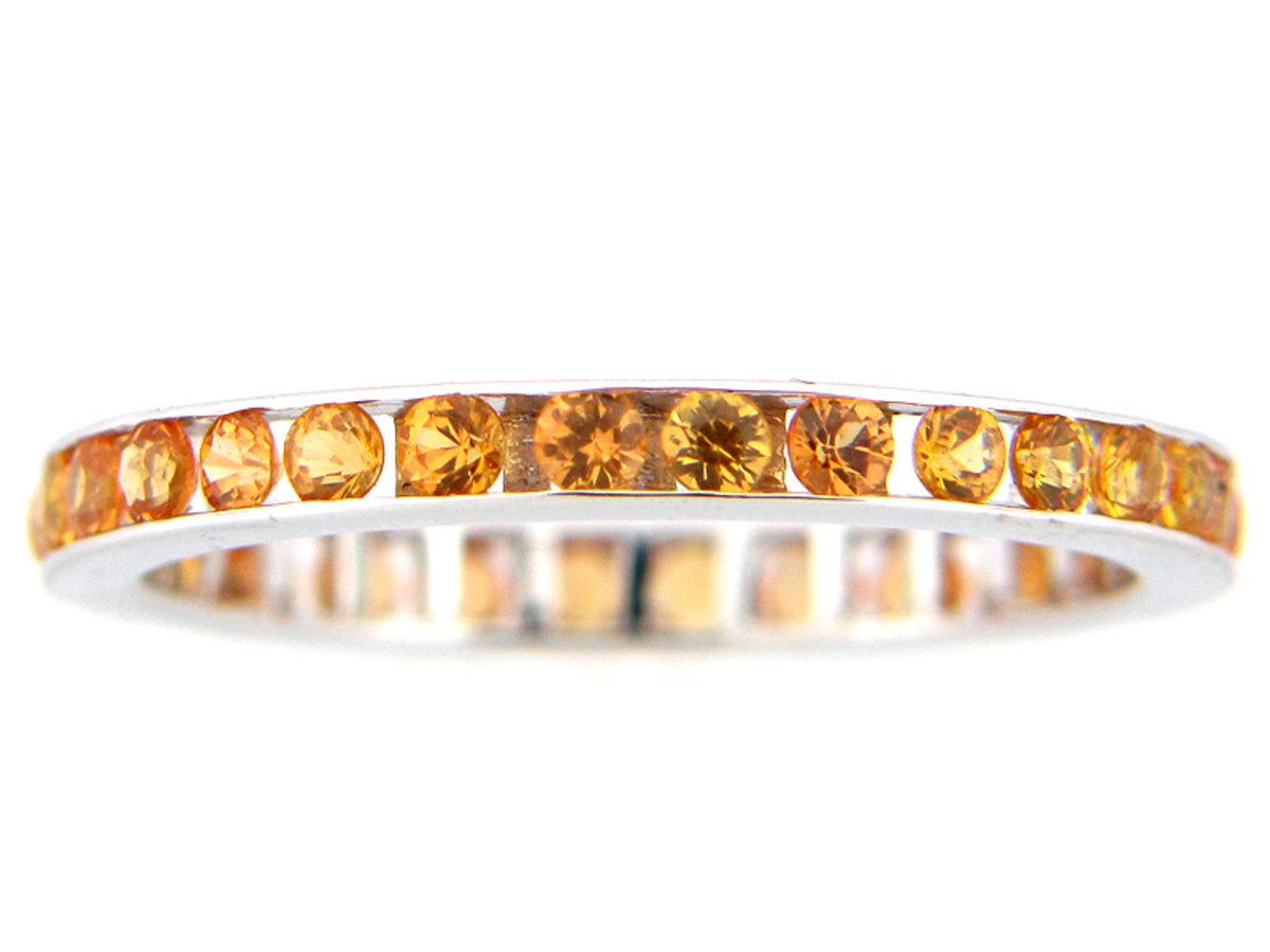 ORANGE SAPPHIRE RING