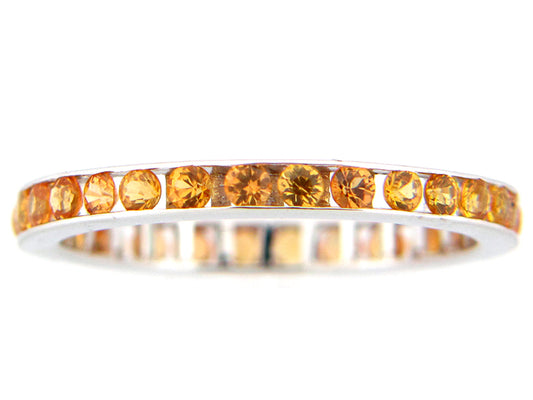 ORANGE SAPPHIRE RING