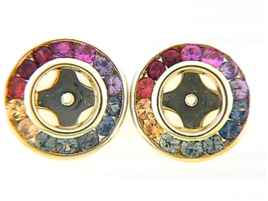 Rainbow Sapphire Earring Jacket
