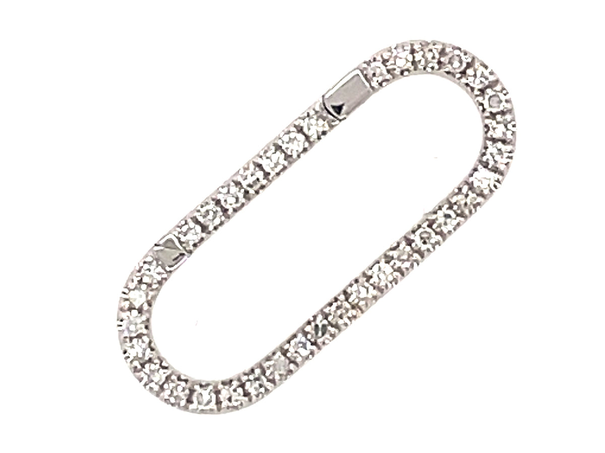 DIAMOND CONNECTOR OVAL 20MM