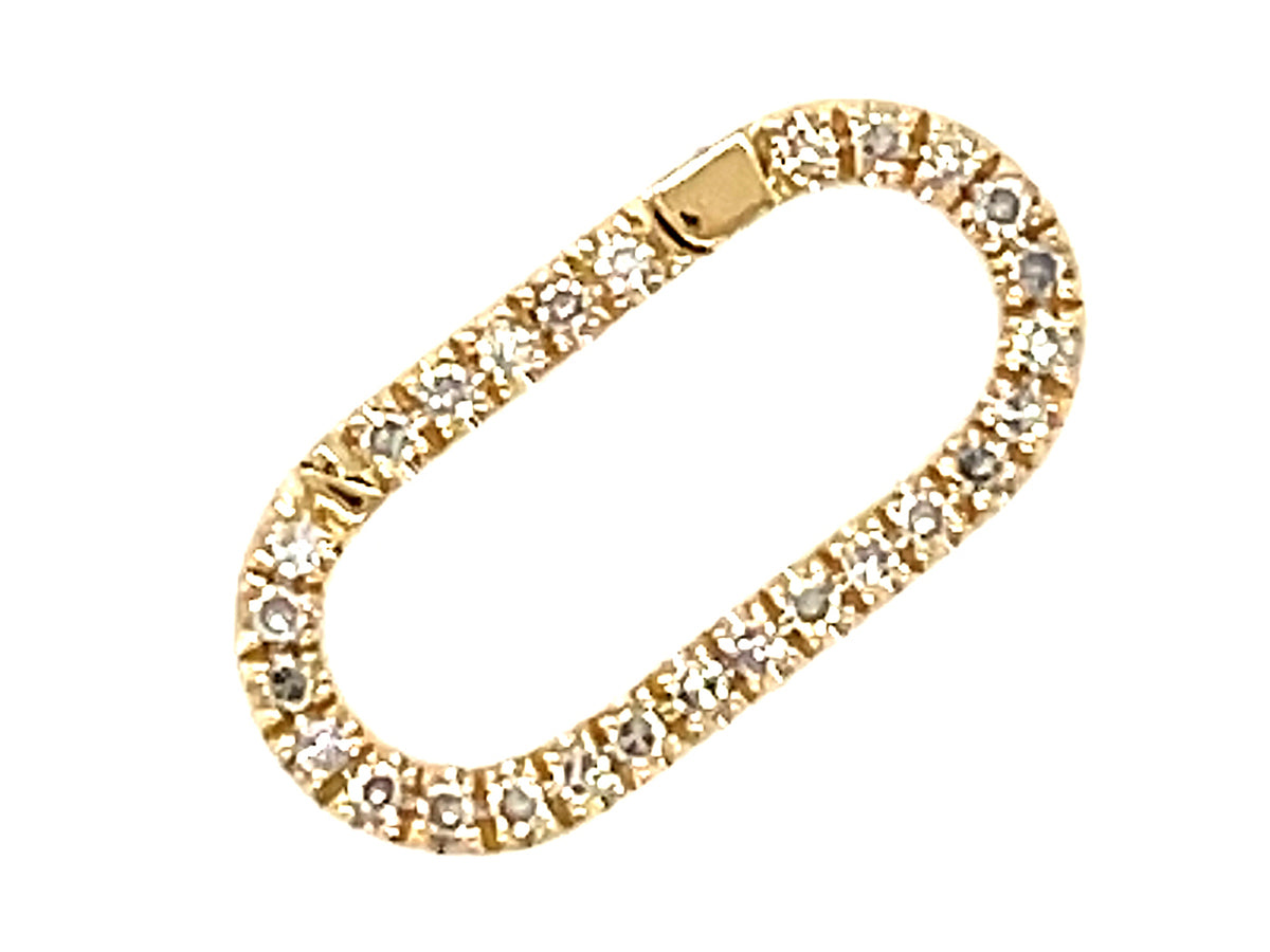 DIAMOND CONNECTOR OVAL 15MM