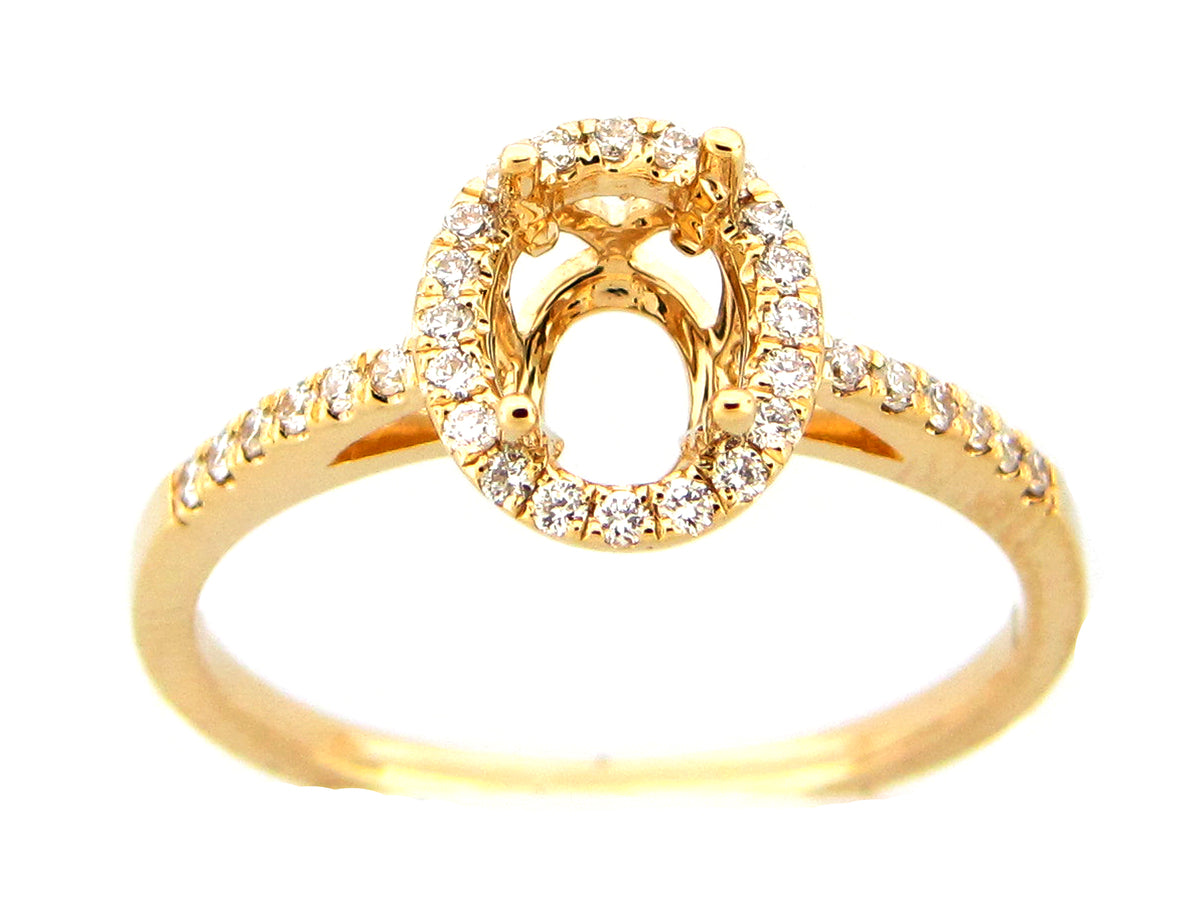 DIAMOND SEMI MOUNT RING