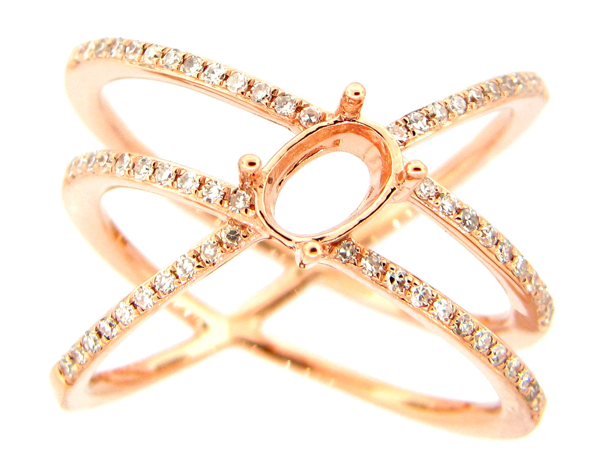 DIAMOND MULTI STRAND RING