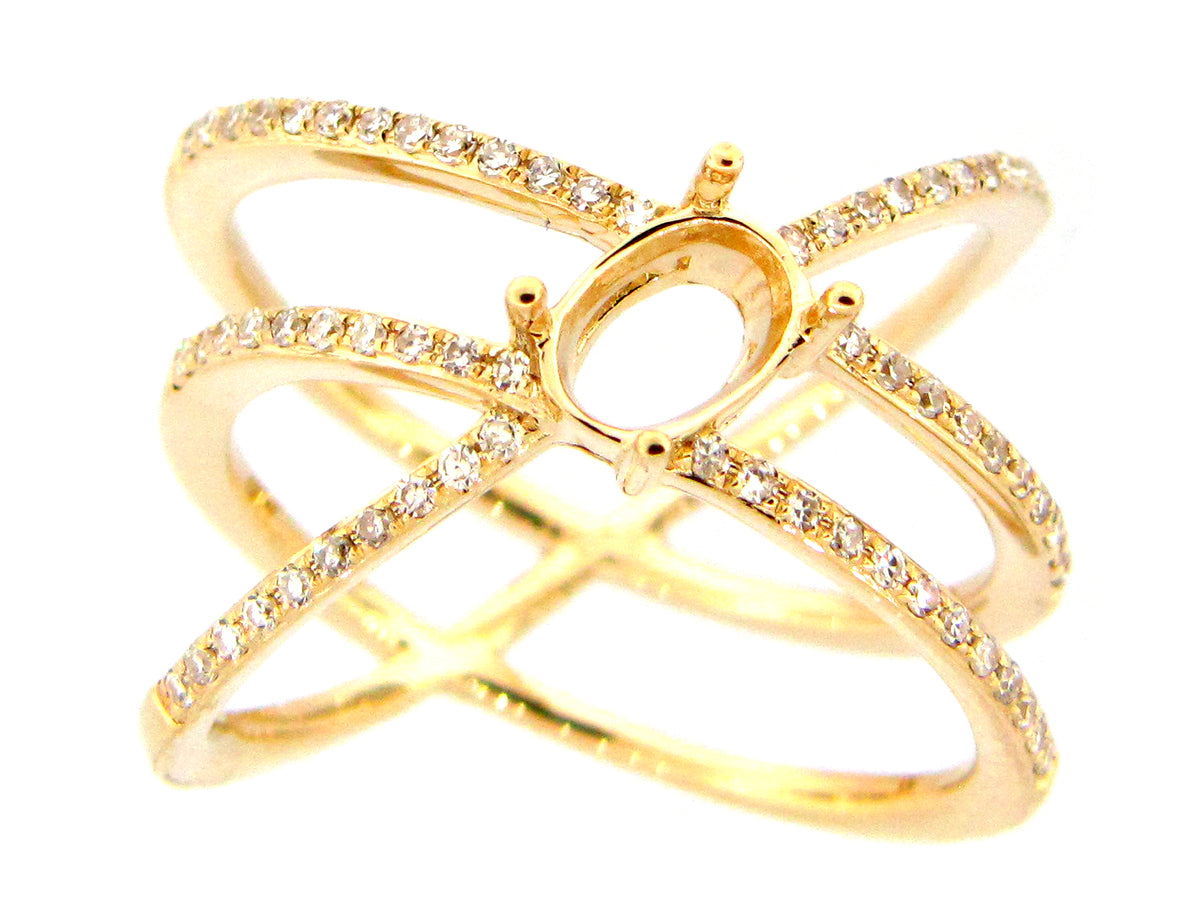DIAMOND MULTI STRAND RING