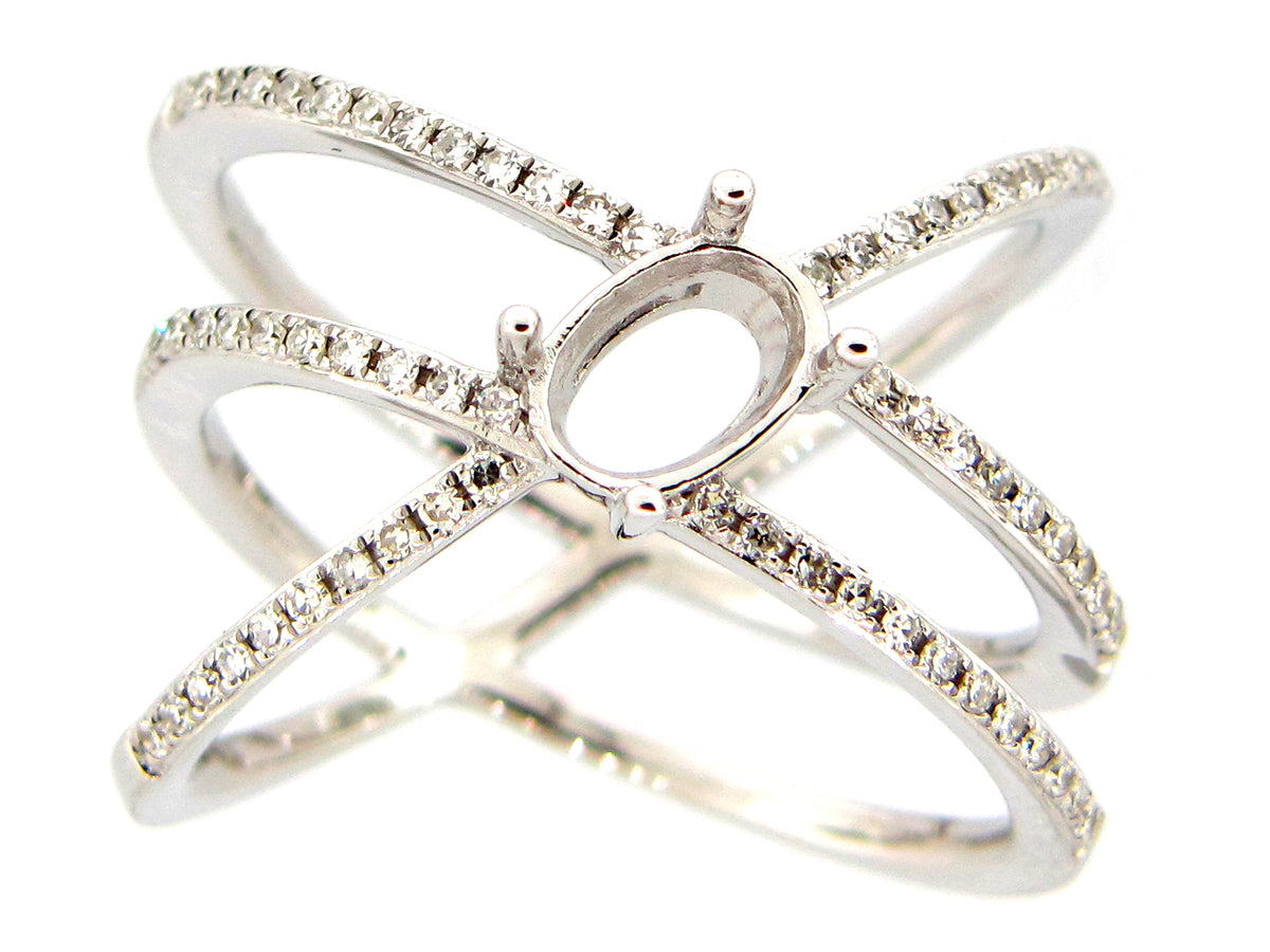 DIAMOND MULTI STRAND RING