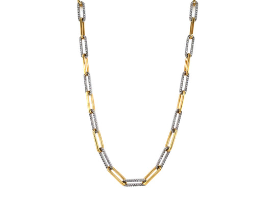 DIAMOND LINK 16" NECKLACE