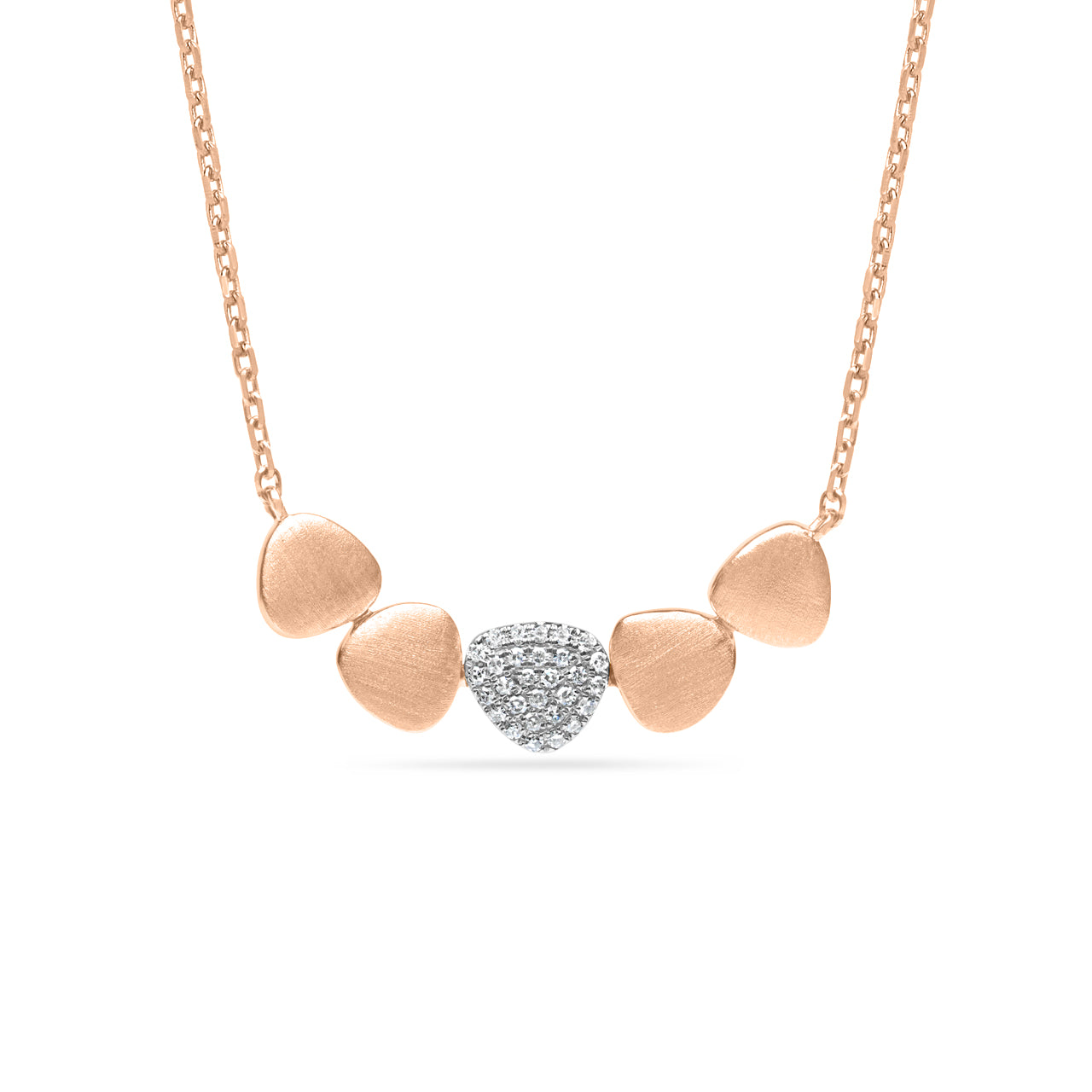 Diamond Pebble Necklace