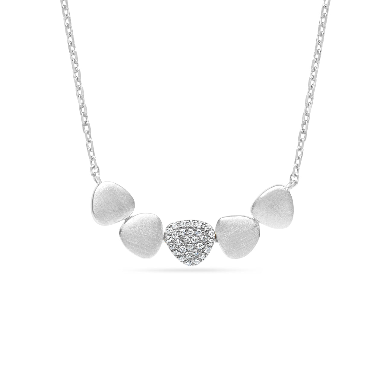Diamond Pebble Necklace