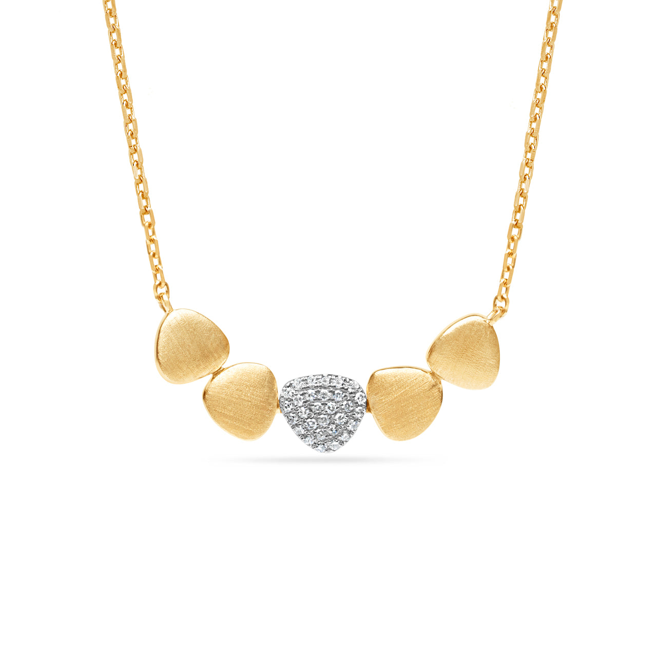 Diamond Pebble Necklace