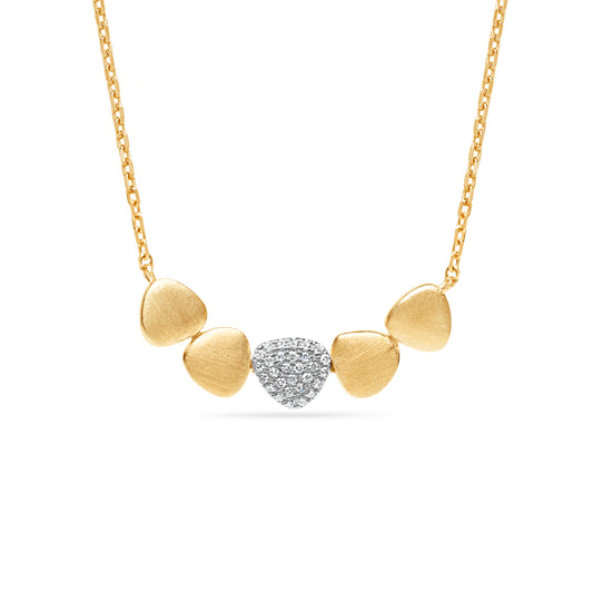Diamond Pebble Necklace