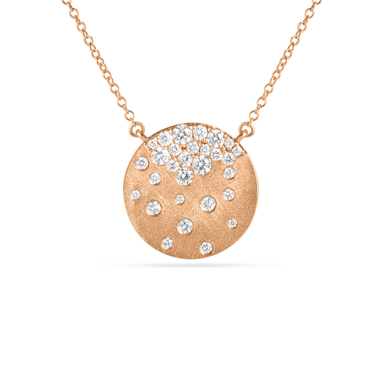Diamond Confetti Signature Disc Necklace