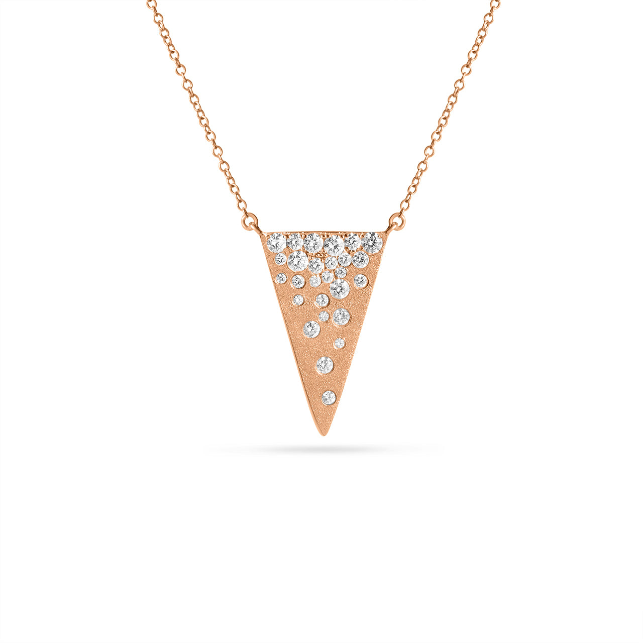 Diamond Confetti Triangle Necklace