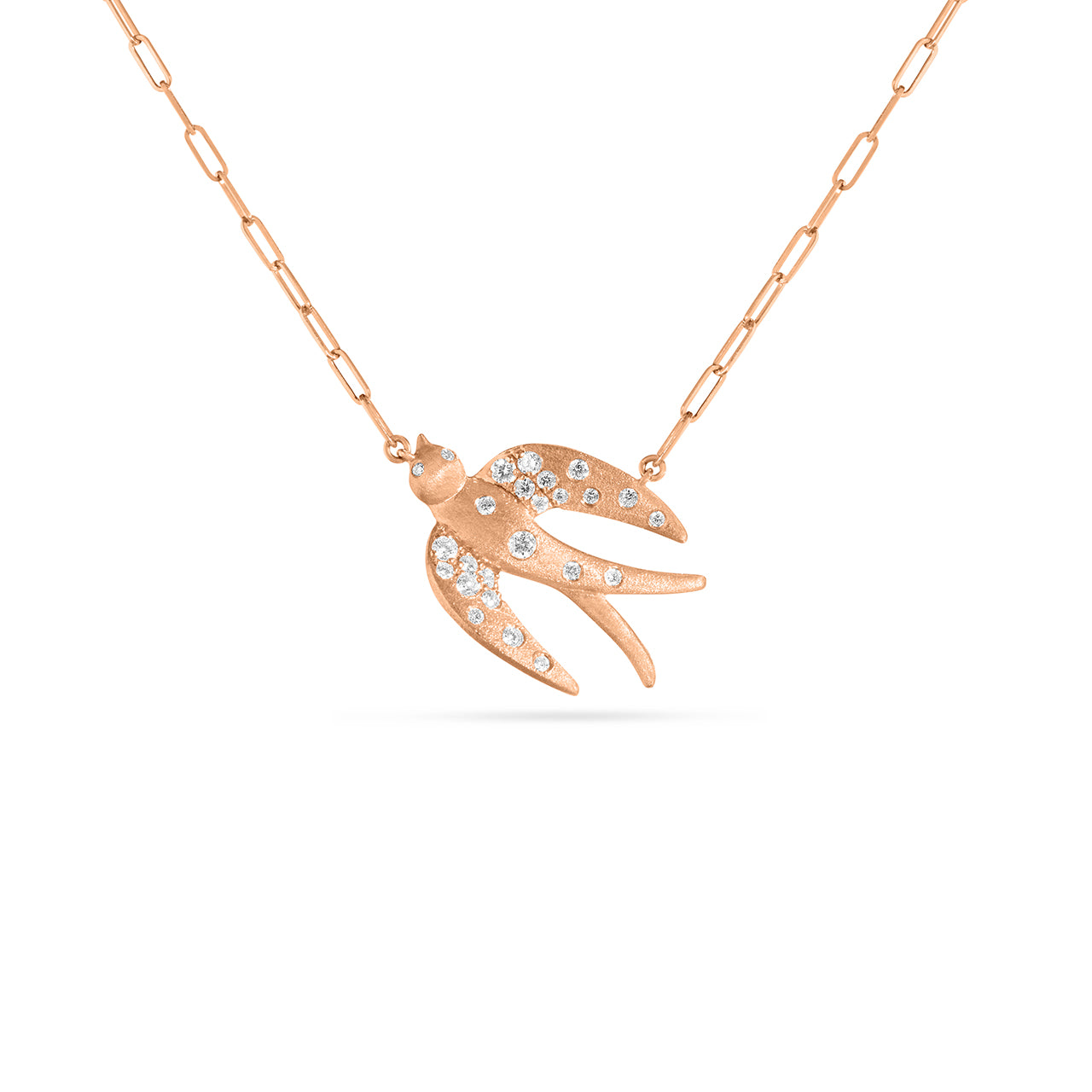 Diamond Confetti Hummingbird Necklace