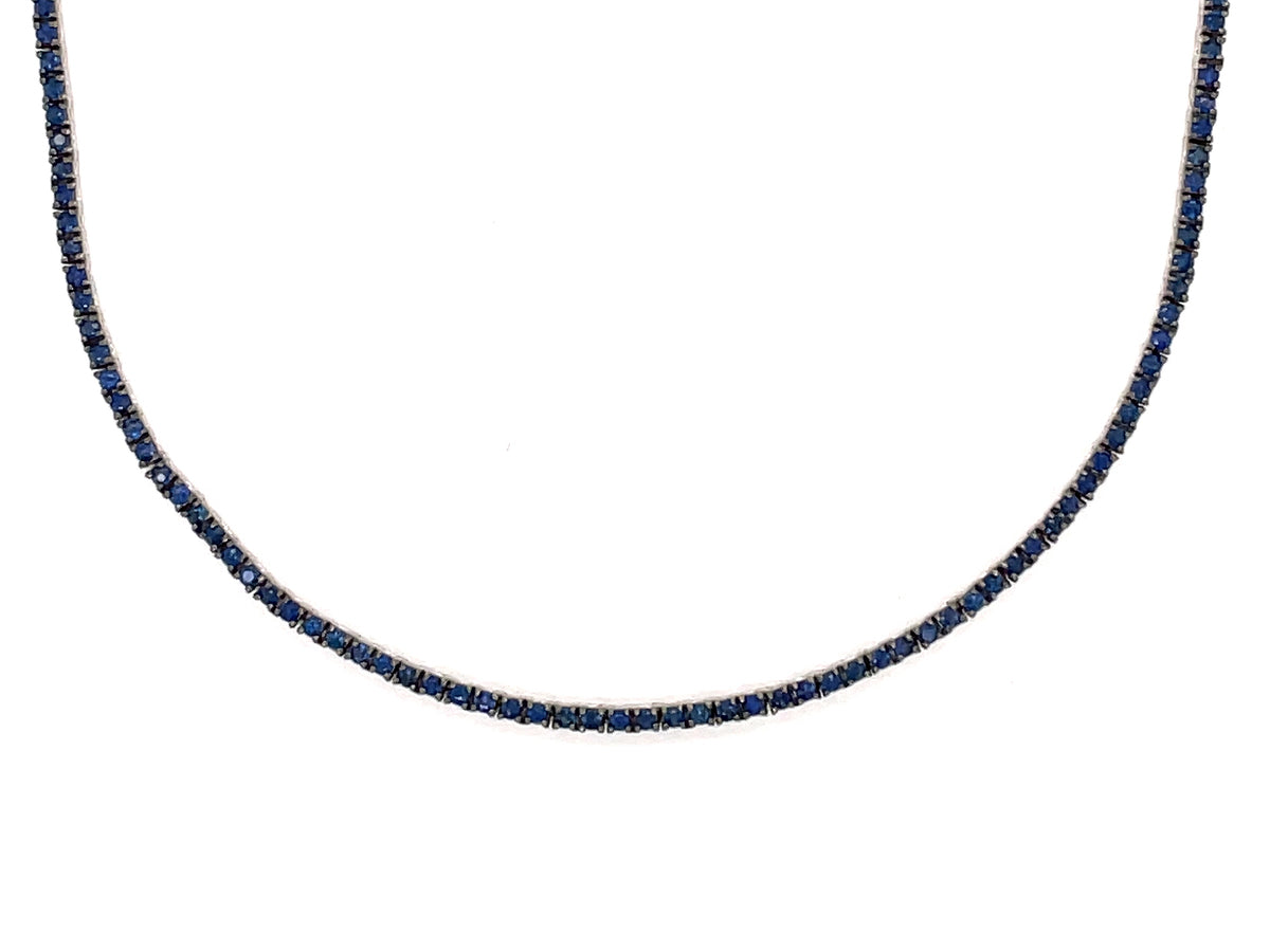 SAPPHIRE NECKLACE, 16"