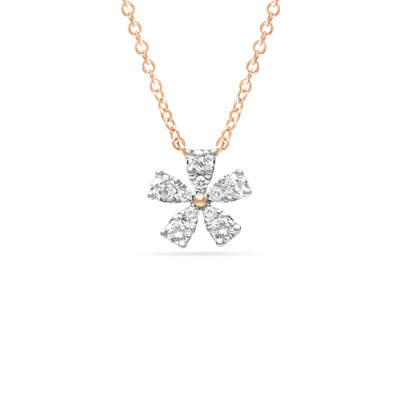 Diamond Floret Necklace