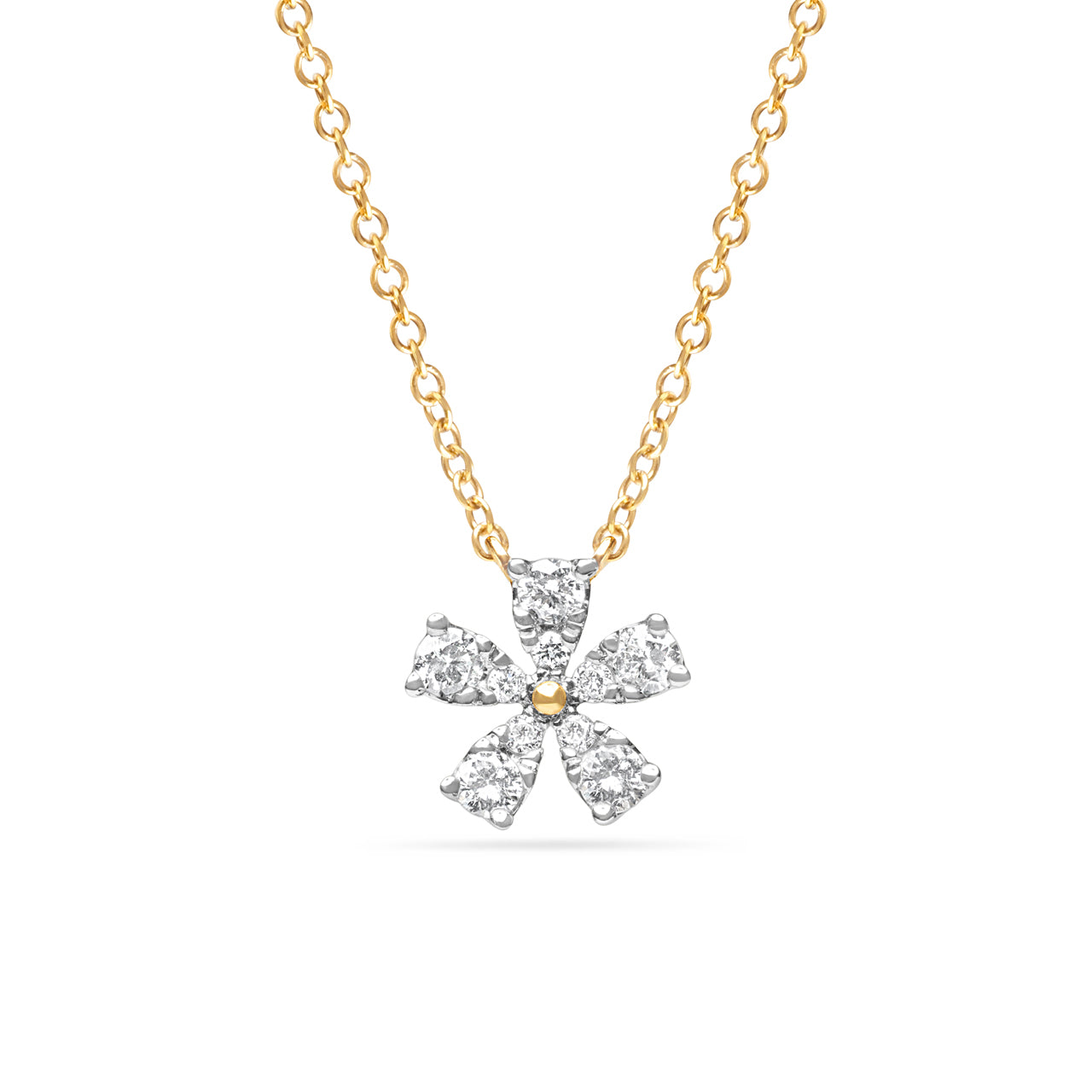 Diamond Floret Necklace