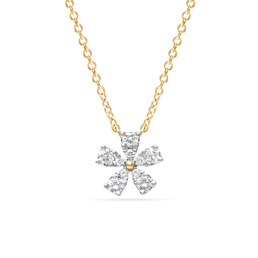 Diamond Floret Necklace