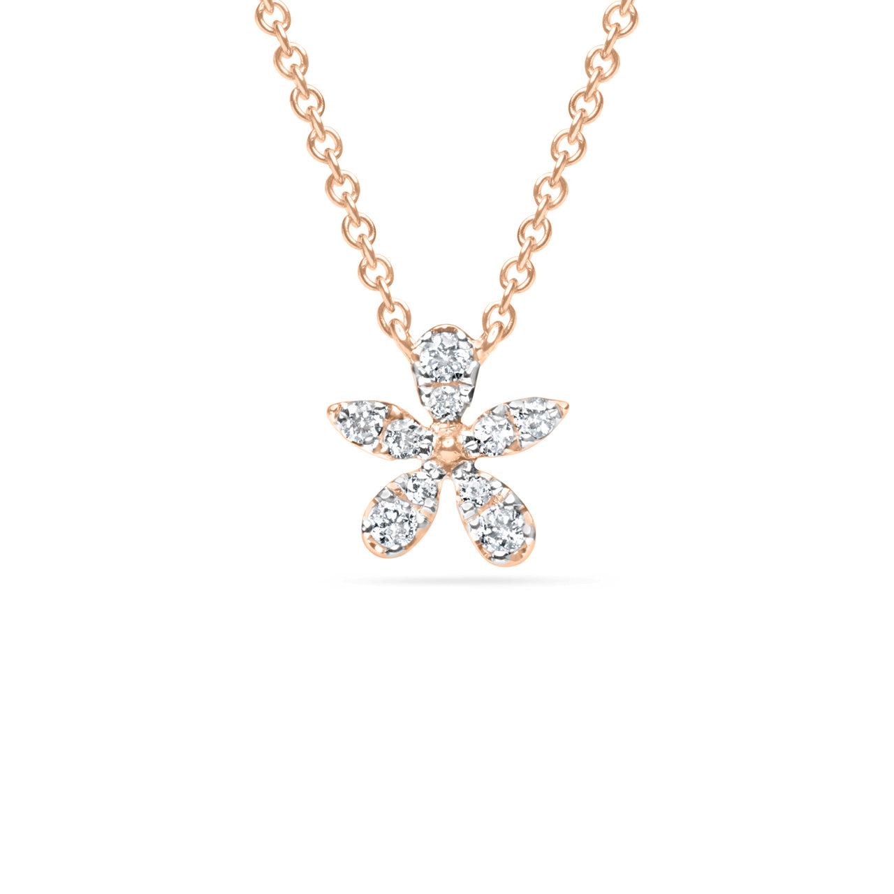 Diamond Floret Petite Necklace