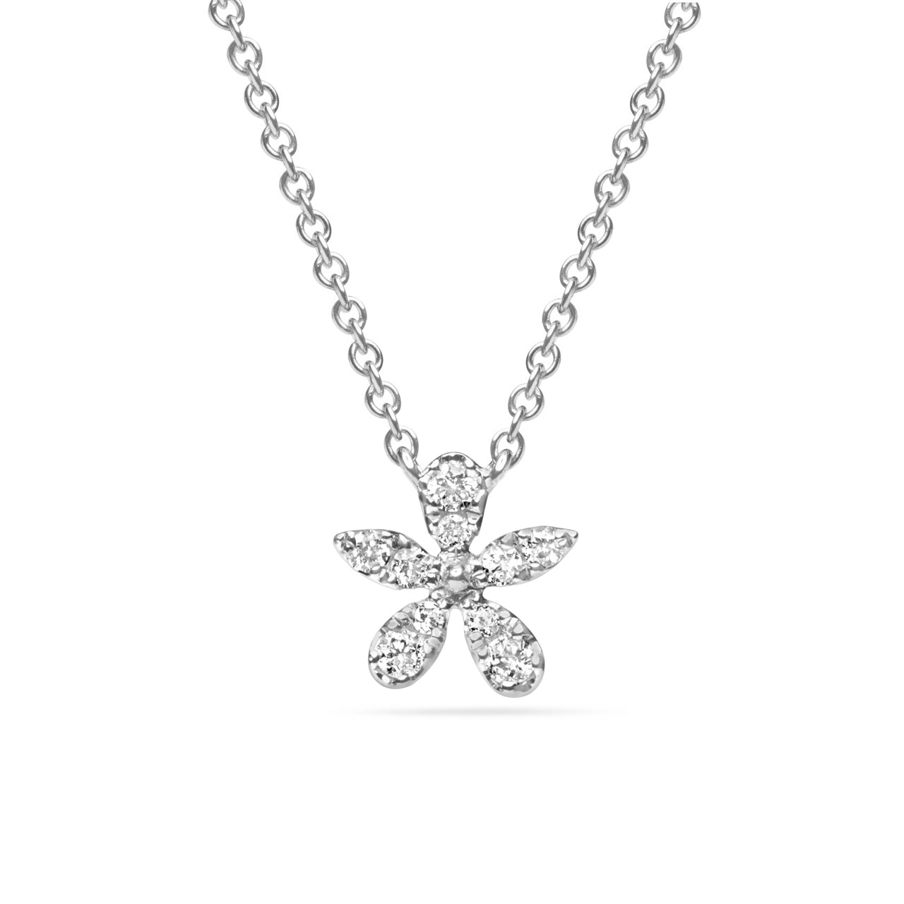 Diamond Floret Petite Necklace