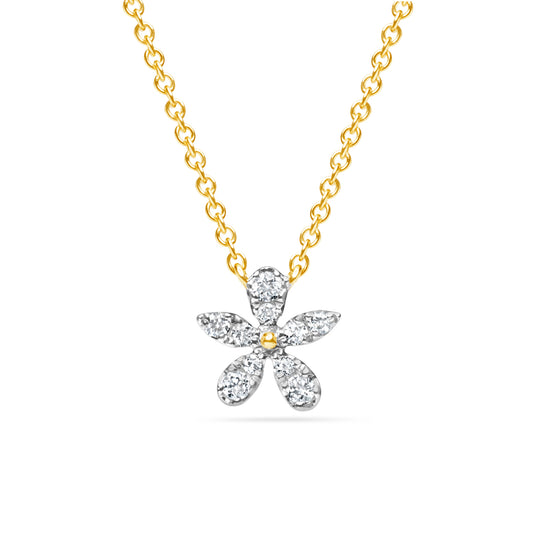 Diamond Floret Petite Necklace