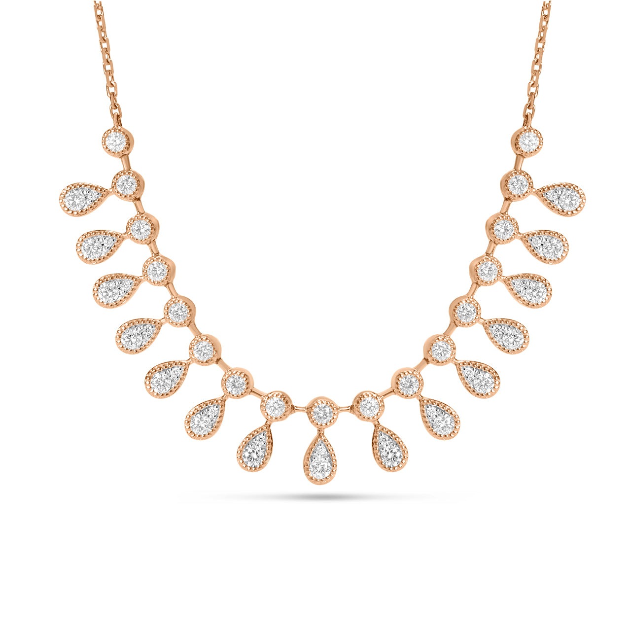 Diamond Teardrop Stacking Necklace