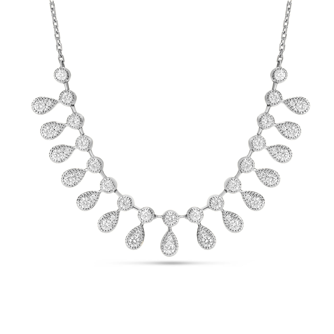 Diamond Teardrop Stacking Necklace